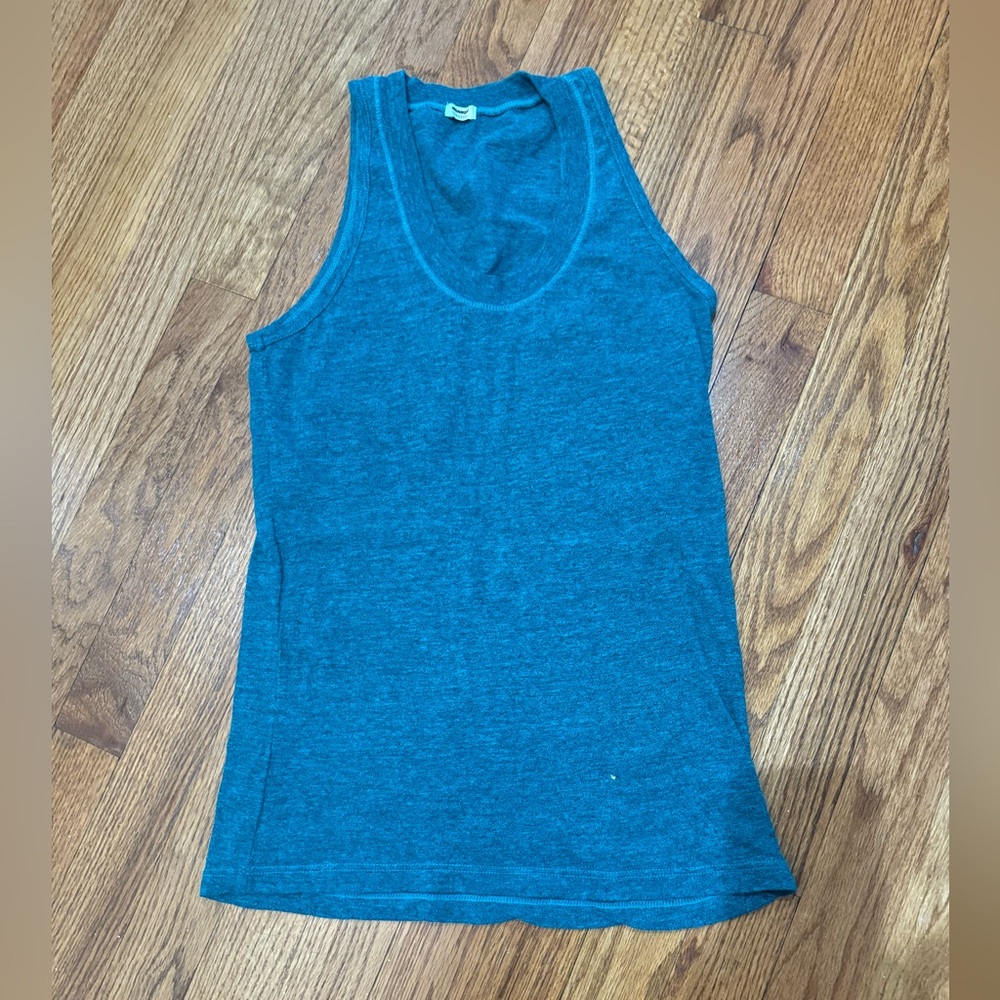 Monrow Blue Tank Top
